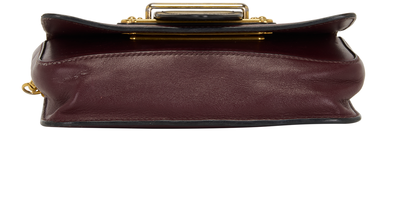 Cahier, &pound;210, Handbags, Burgundy, Leather, Top view